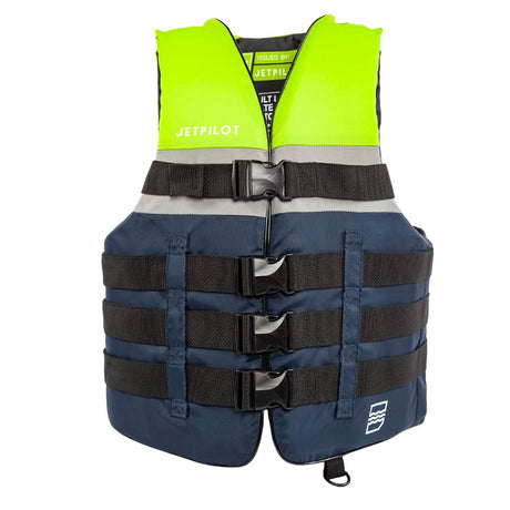 Yamaha Men's JetPilot S1 20215 Nylon 4 - Wjp-20215-Lm-3L - Buckle Pfd -Lime/Navy-2X - 3X