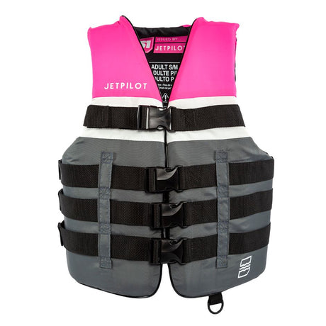 Yamaha Men's JetPilot S1 20215 Nylon 4 - Wjp-20215-Pk-Xs - Buckle Pfd -Pink/Gray-Xs