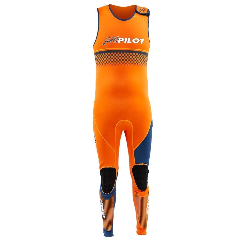 JetPilot Vintage Neoprene Wetsuit John - Wjp-21140-Or-Md - Men'S - Orange/Navy - M