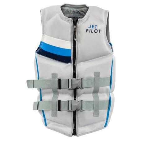Yamaha Men's JetPilot Armada Neoprene 2 - Wjp-21234-Sv-Lg - Buckle Pfd - Gray/Black/White-Lg