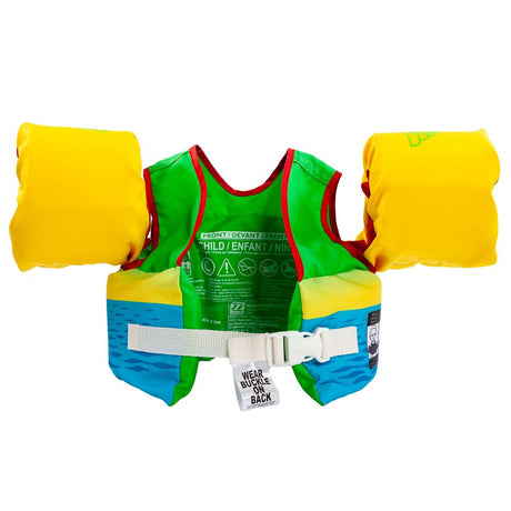 Yamaha Child JetPilot Lil Wing Man PFD - Wjp-21250-Dn-In - Green/Yellow/Blue-One Size