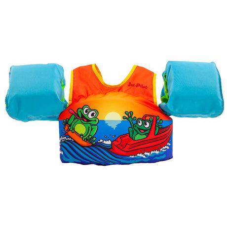 Yamaha Child JetPilot Lil Wing Man PFD - Wjp-21250-Td-In - Orange/Blue-One Size