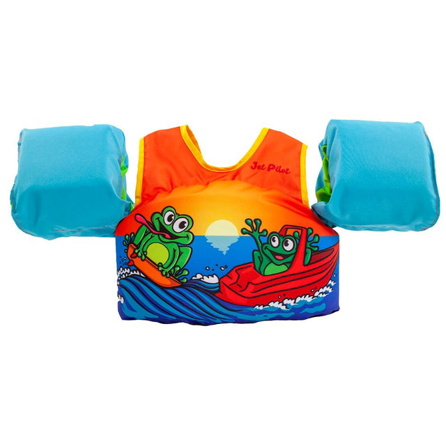 Yamaha Child JetPilot Lil Wing Man PFD - Wjp-21250-Td-In - Orange/Blue-One Size