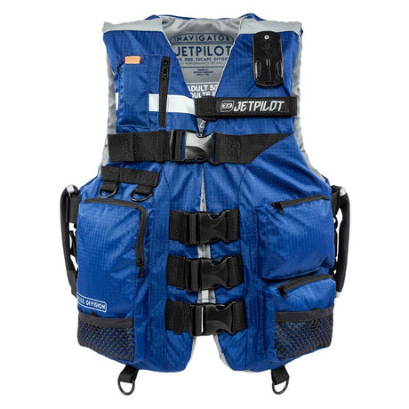 Yamaha Adult JetPilot Navigator Nylon 4 - Wjp-22102-Nv-Sd - Buckle Pfd - S - M-Blue/Black