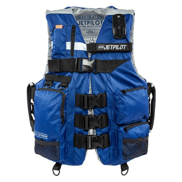 Yamaha Adult JetPilot Navigator Nylon 4 - Wjp-22102-Nv-Sd - Buckle Pfd - S - M-Blue/Black