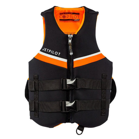 Yamaha Adult JetPilot L.R.E. Co - Wjp-22248-Bk-3L - Pilot Neoprene 2-Buckle Pfd - 2X - 3X-Black/Orange