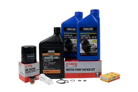 Yamaha 300 Hour Service Maintenance Kit - Yamalube 10W-30 - F25 - 1998-1999