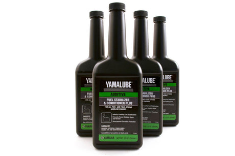 Yamaha ACC-FSTAB-PL-12 - Fuel Stabilizer and Conditioner Plus - 12 oz. Bottle - 4-Pack