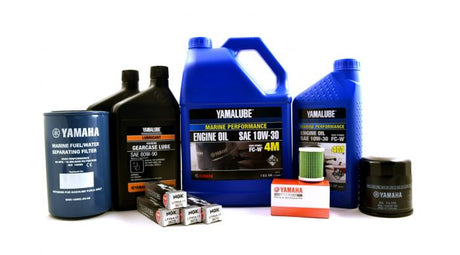 Yamaha 100 Hour Service Maintenance Kit - Yamalube 10W-30 - VF150 VF175 SHO - Contains Replacement SKU