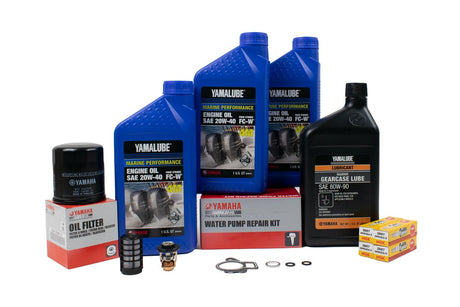 Yamaha 300 Hour Service Maintenance Kit - Yamalube 20W-40 - F60 - 2002-2004